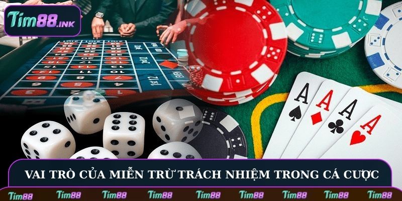 Vai trò của miễn trừ trách nhiệm trong cá cược trực tuyến